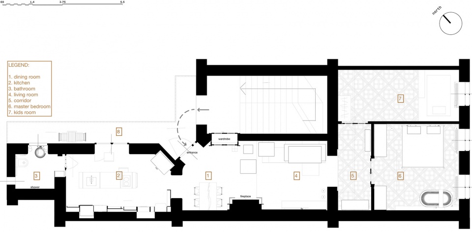 guculska apartment by replus design bureau