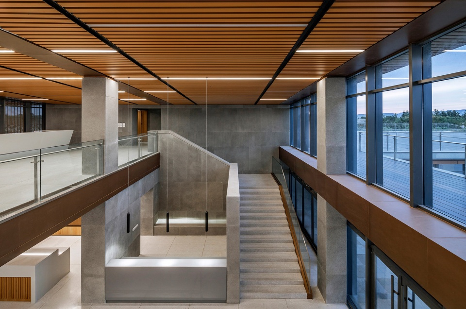 a fissure in the earth qiseshan quarry garden visitor centre qingdao china by united united architects