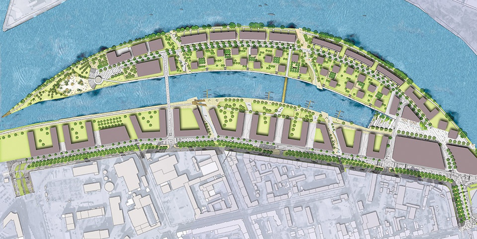 Frankfurt Offenbach Harbour Regional Planning by Ramboll Studio Dreiseitl 1