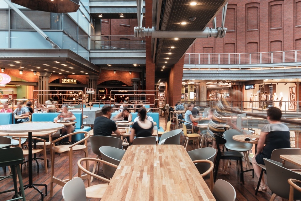 food court stary browar atrium by modelina
