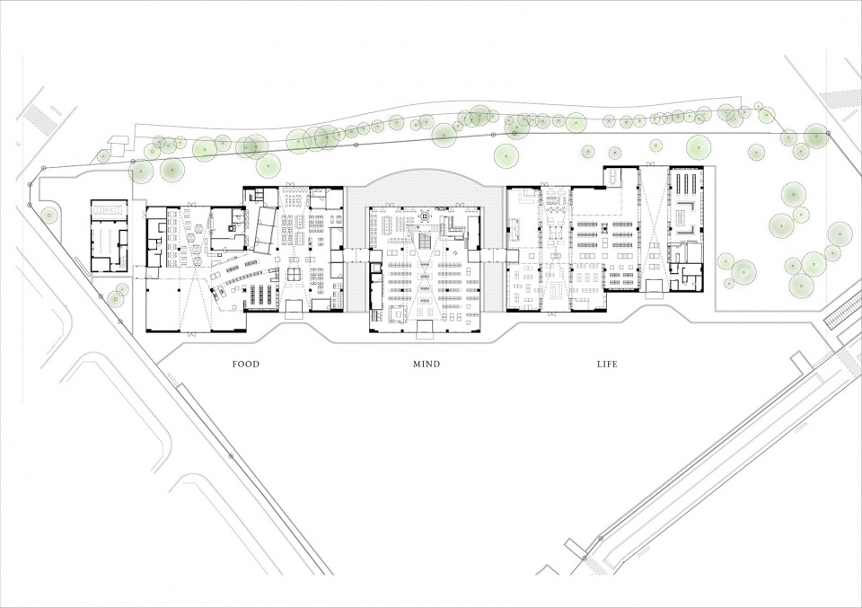 ebetsu tsutaya books by hikokonishi architecture inc