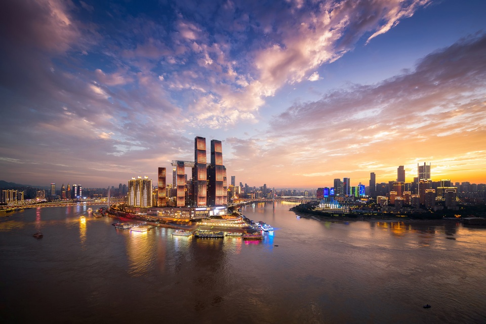 intercontinental chongqing raffles city l42 residential clubhouse china by cl3 architects safdie architects