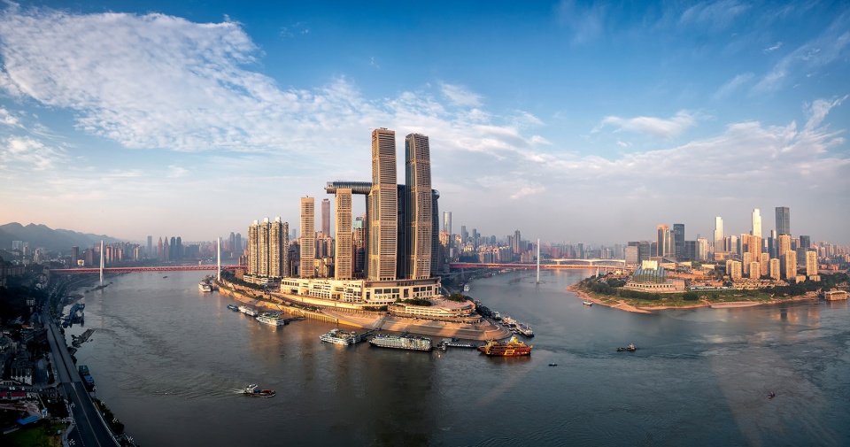 intercontinental chongqing raffles city l42 residential clubhouse china by cl3 architects safdie architects