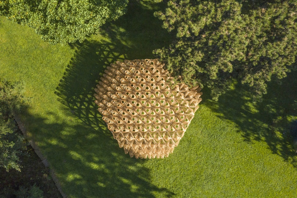 wicker pavilion by dja