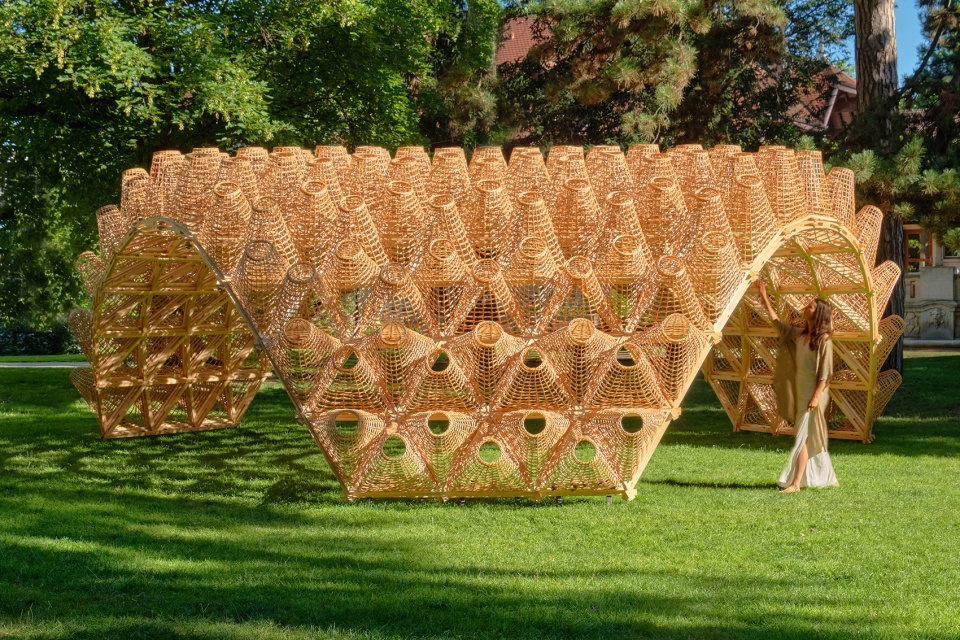 wicker pavilion by dja