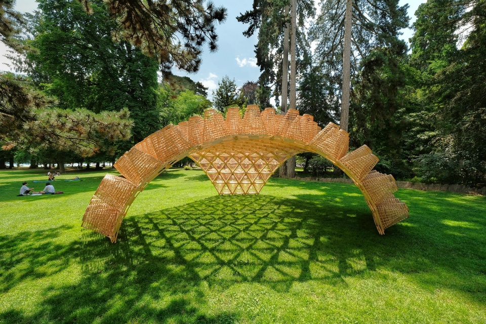 wicker pavilion by dja