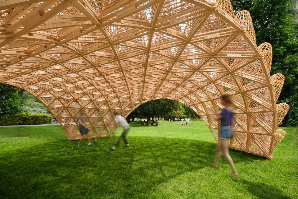 wicker pavilion by dja