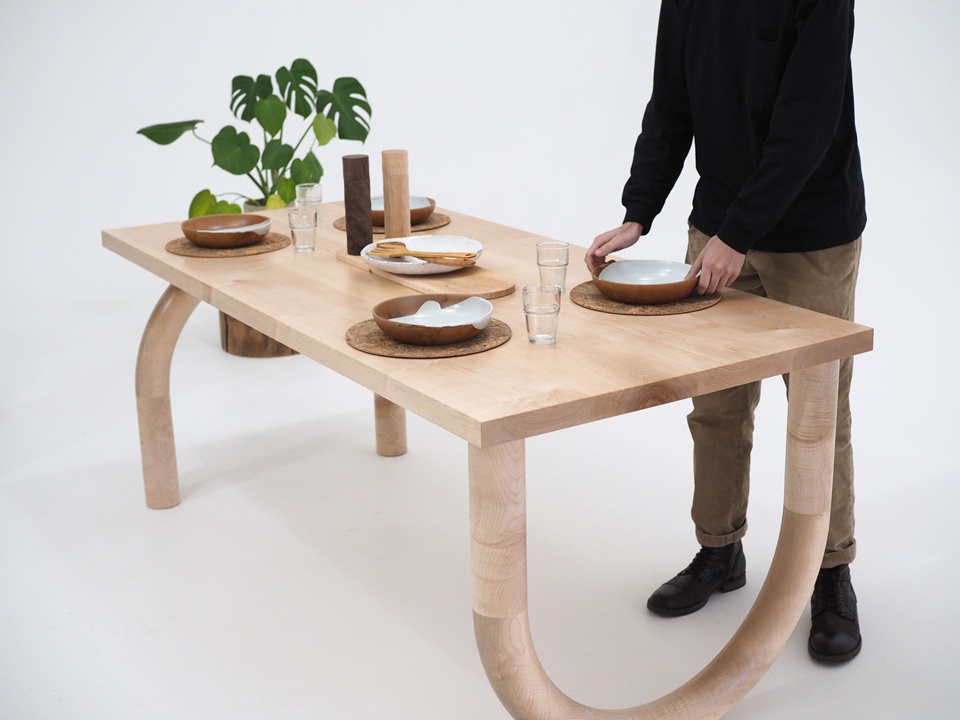 cousins dining table by forge creative