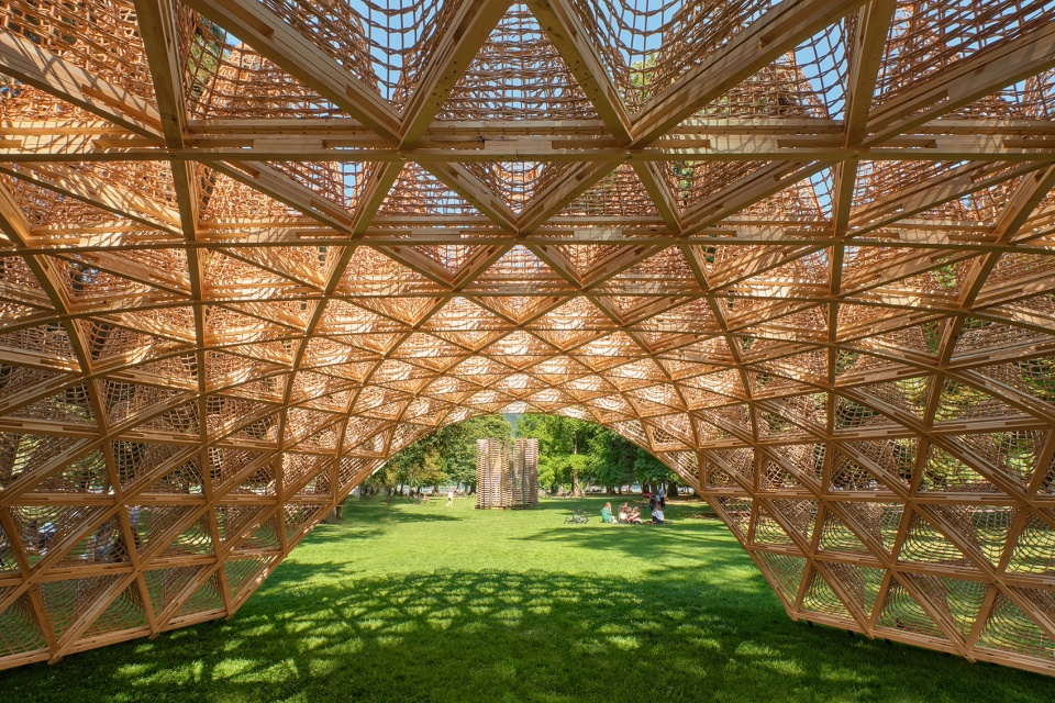 wicker pavilion by dja