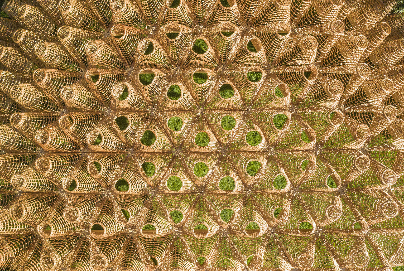 wicker pavilion by dja