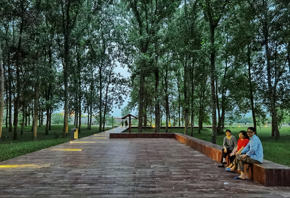 comprehensive treatment engineering of liulin park section linli national wetland park china by palm design