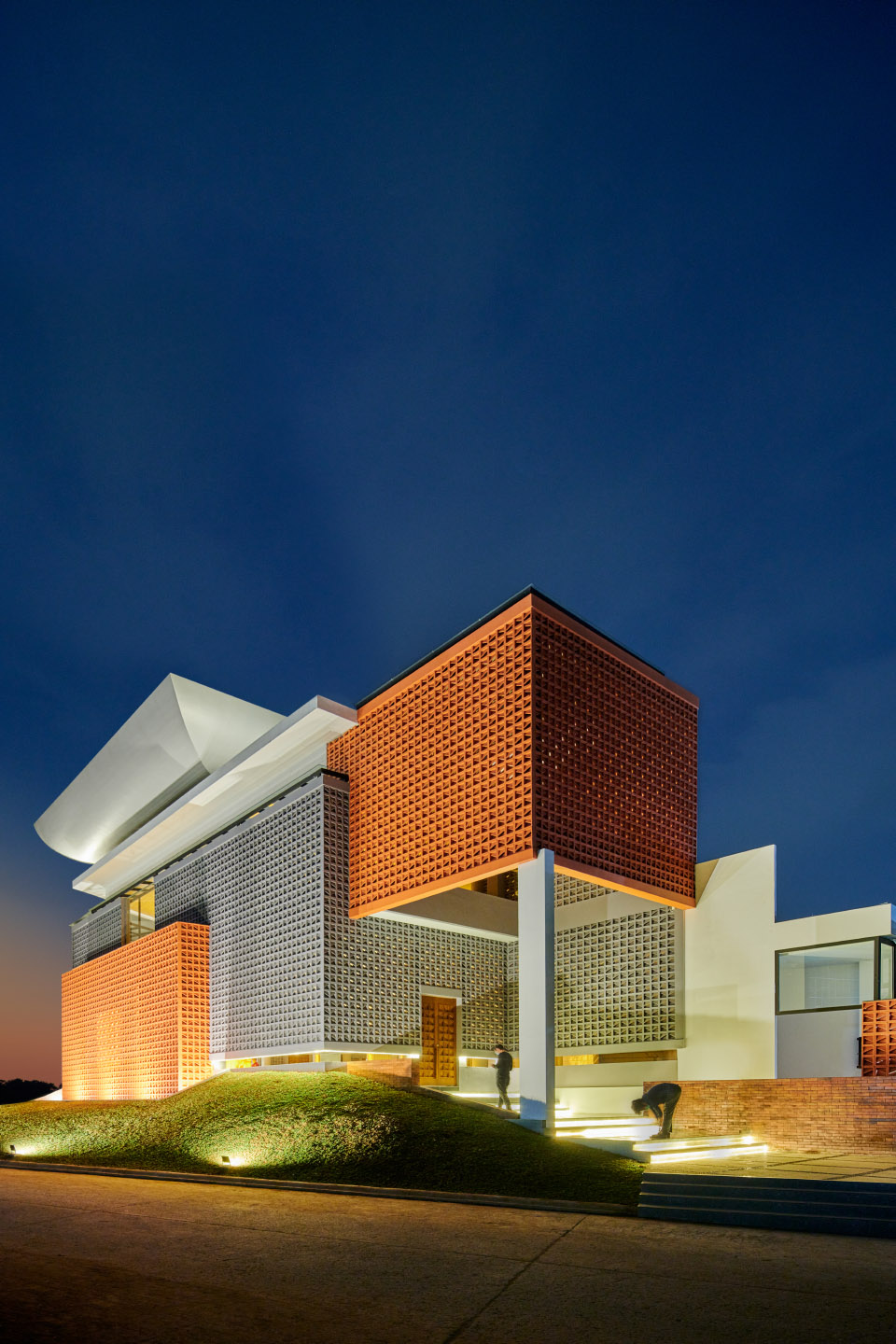 bioclimatic community mosque of pamulang by rad ar