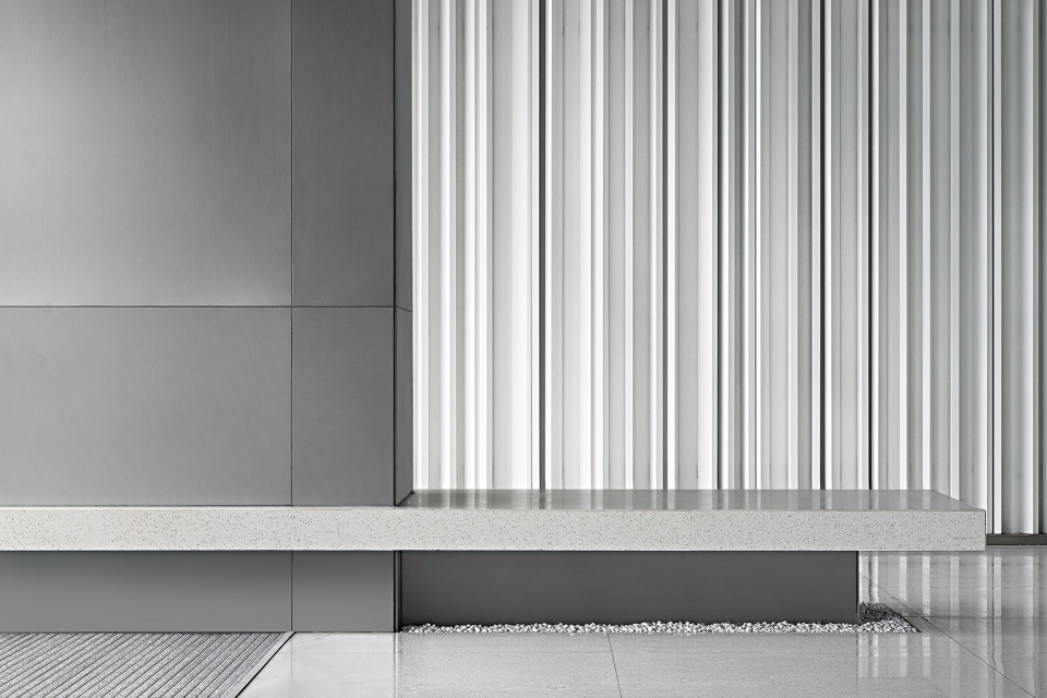 the lobby space design of dongyu logistics office building china by we design