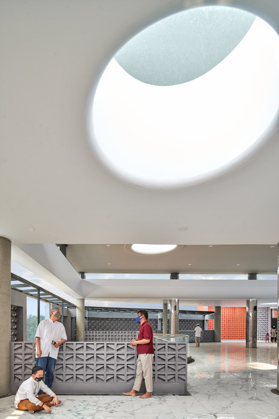 bioclimatic community mosque of pamulang by rad ar