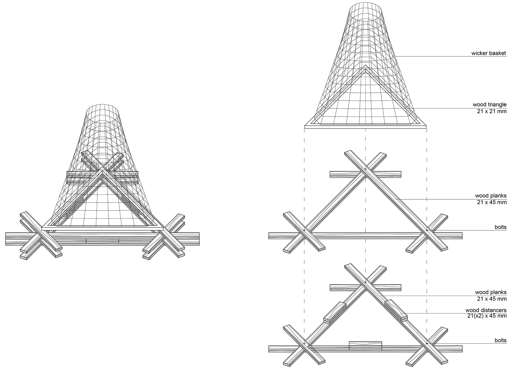wicker pavilion by dja