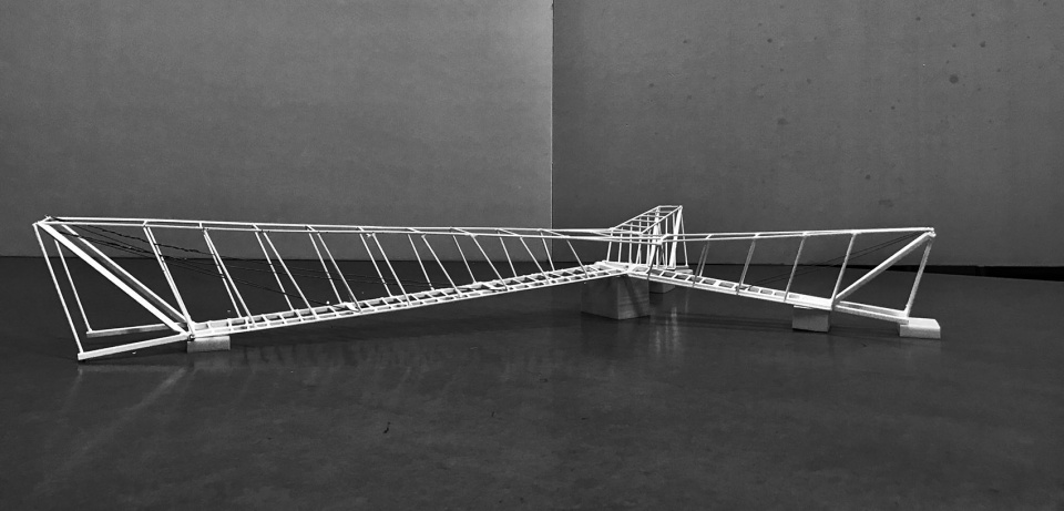 pedestrian bridge of pingshan high school china by node architecture urbanism