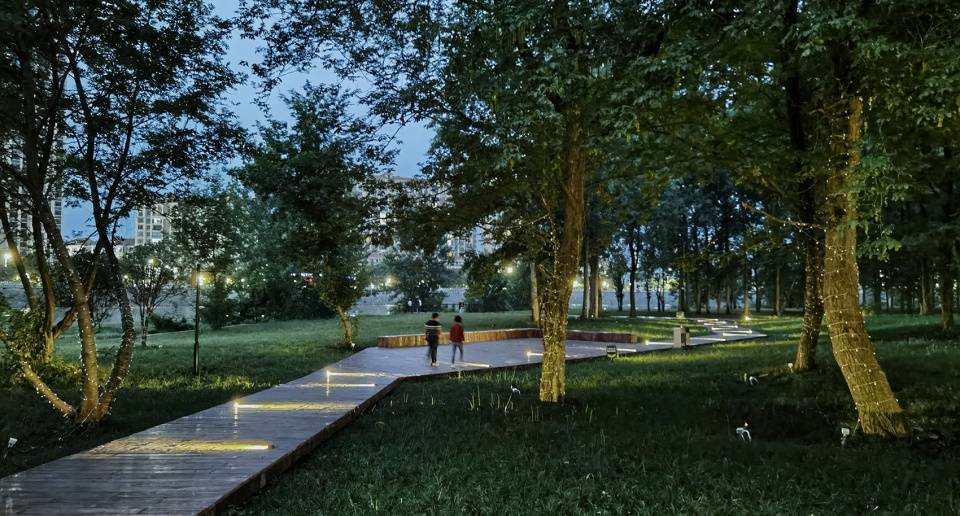 comprehensive treatment engineering of liulin park section linli national wetland park china by palm design