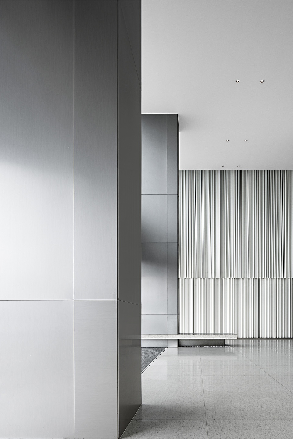 the lobby space design of dongyu logistics office building china by we design