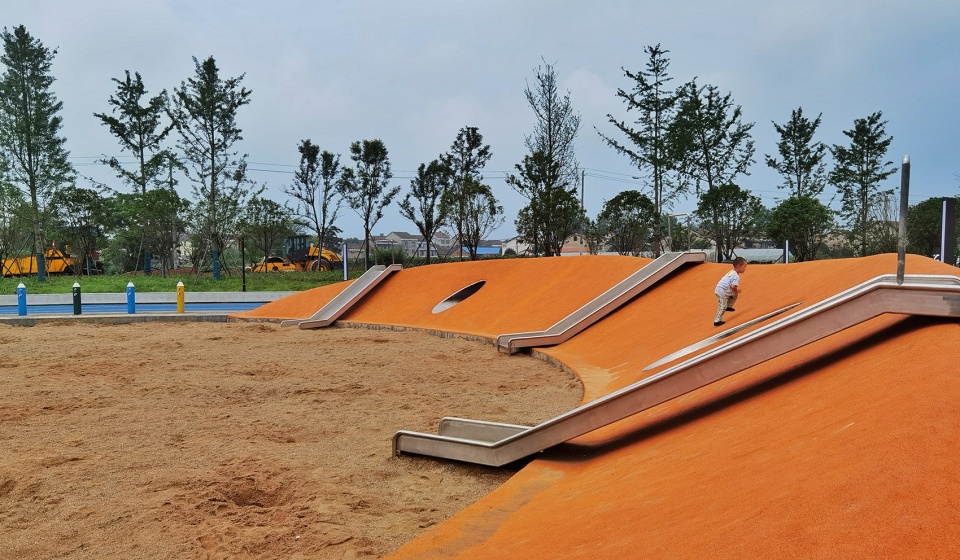 comprehensive treatment engineering of liulin park section linli national wetland park china by palm design
