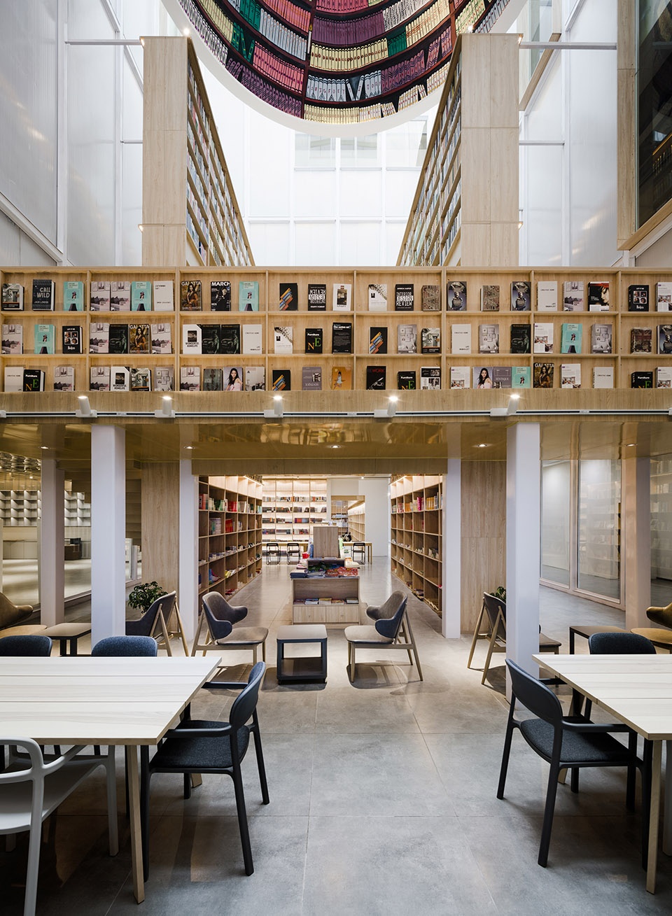 yuanping meijing bookstore china by y ad studio