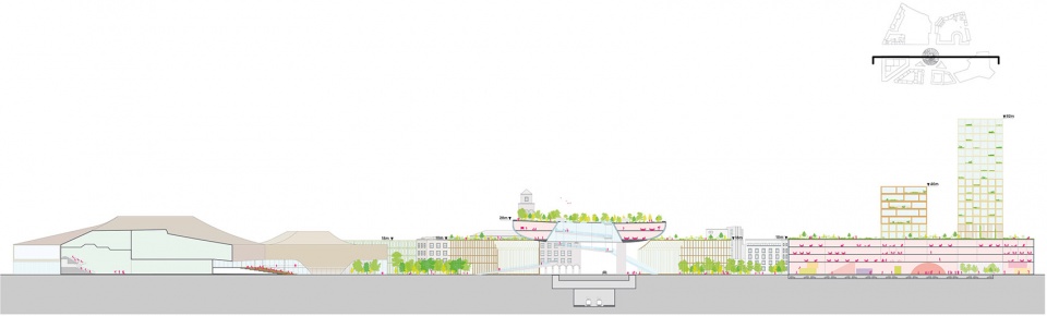 mvrdv masterplan for ettlinger tor in karlsruhe