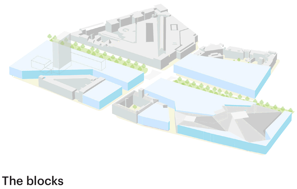 mvrdv masterplan for ettlinger tor in karlsruhe