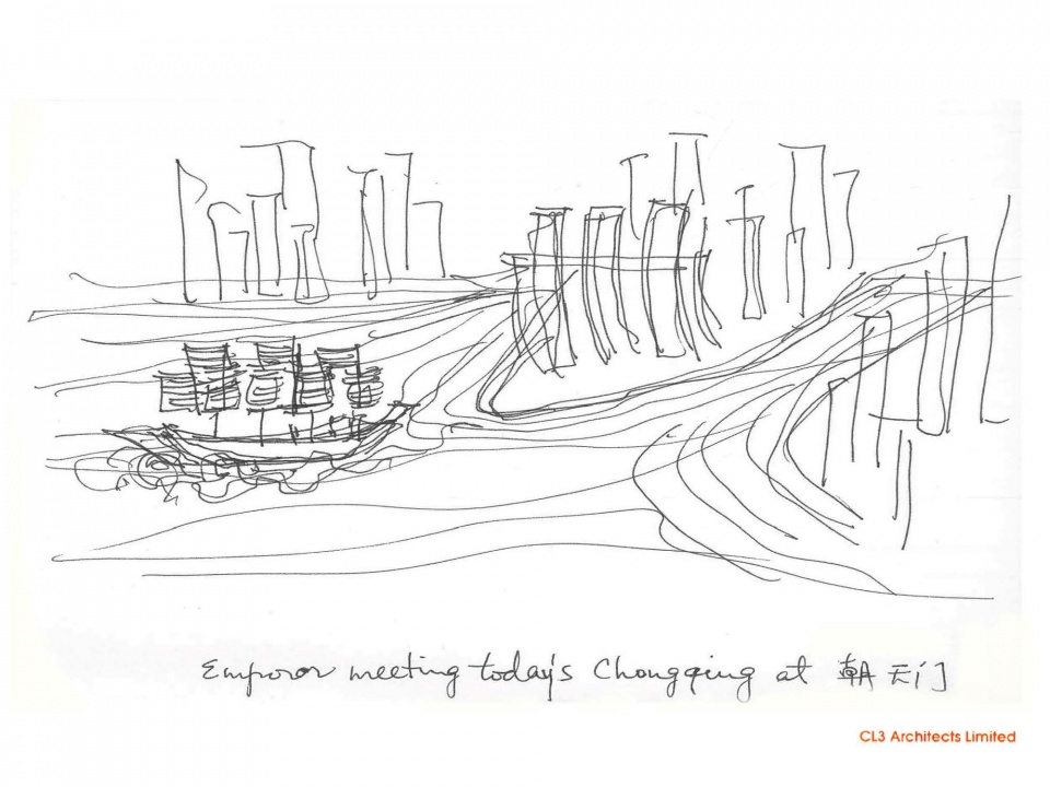 intercontinental chongqing raffles city l42 residential clubhouse china by cl3 architects safdie architects