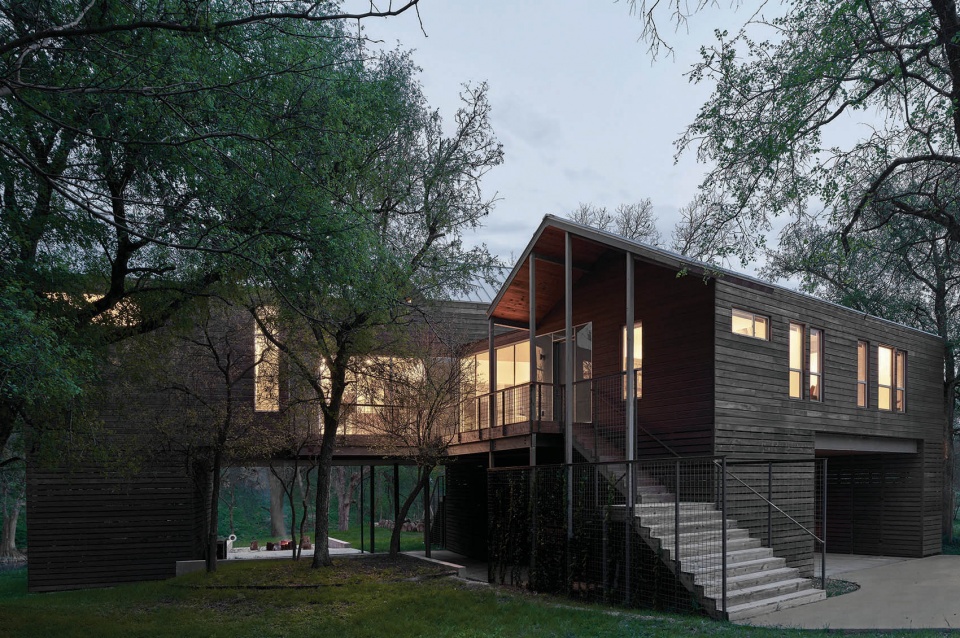 guadalupe river house new braunfels texas by low design office