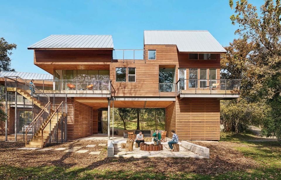 guadalupe river house new braunfels texas by low design office