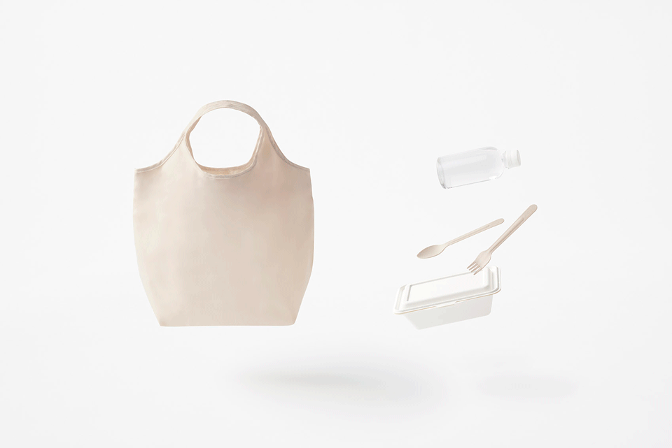 罗森环保购物袋系列,日本 / nendo