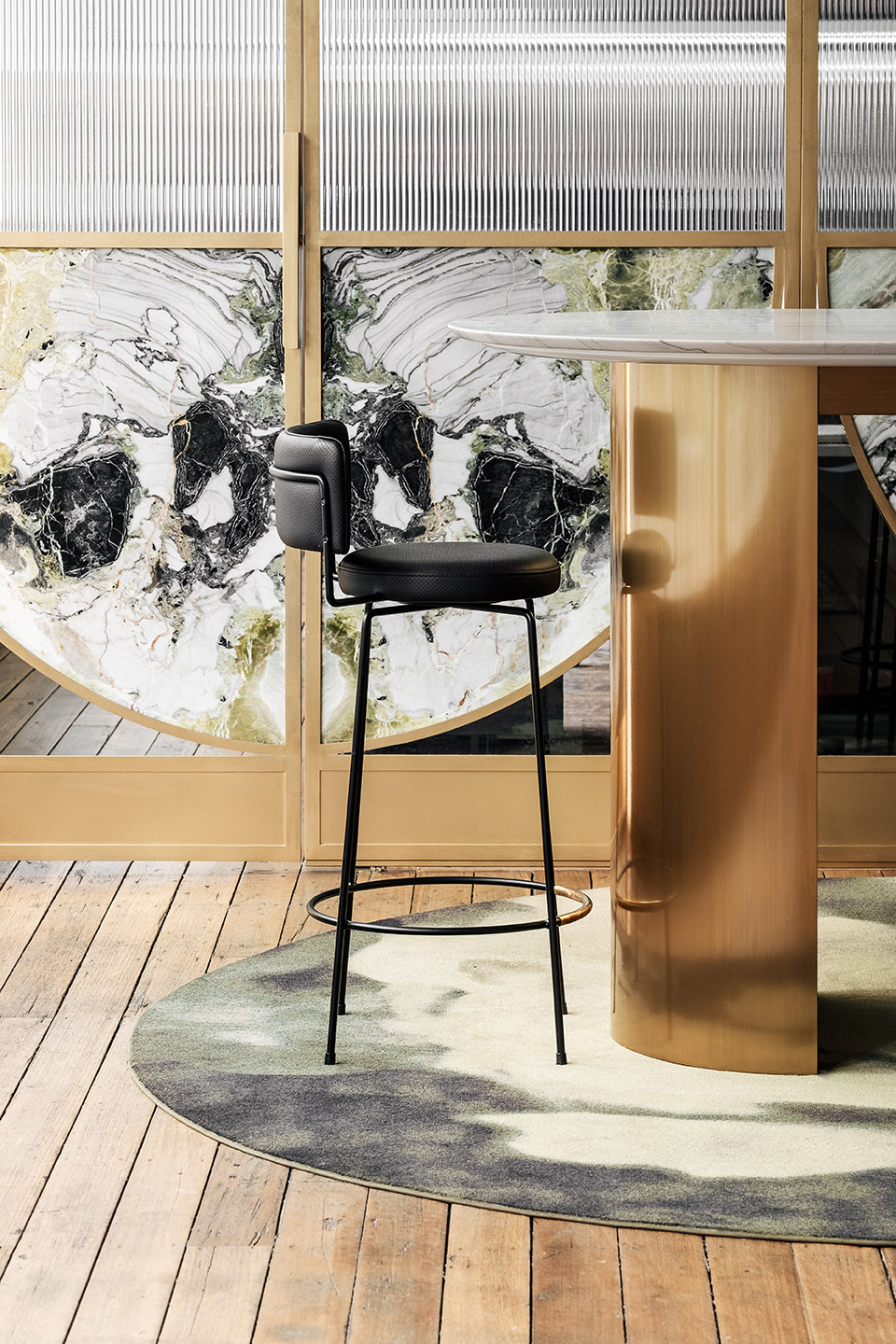 rugs carpet design showroom melbourne by kestie lane studio