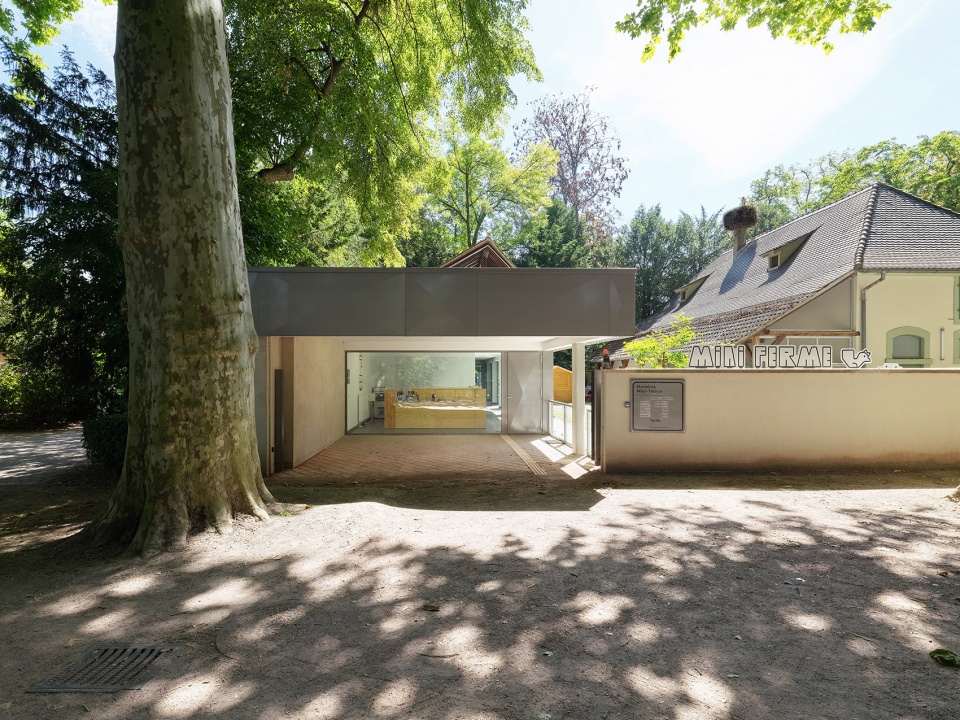 Strasbourg zoo pedagogical farm new visitor center FREAKS