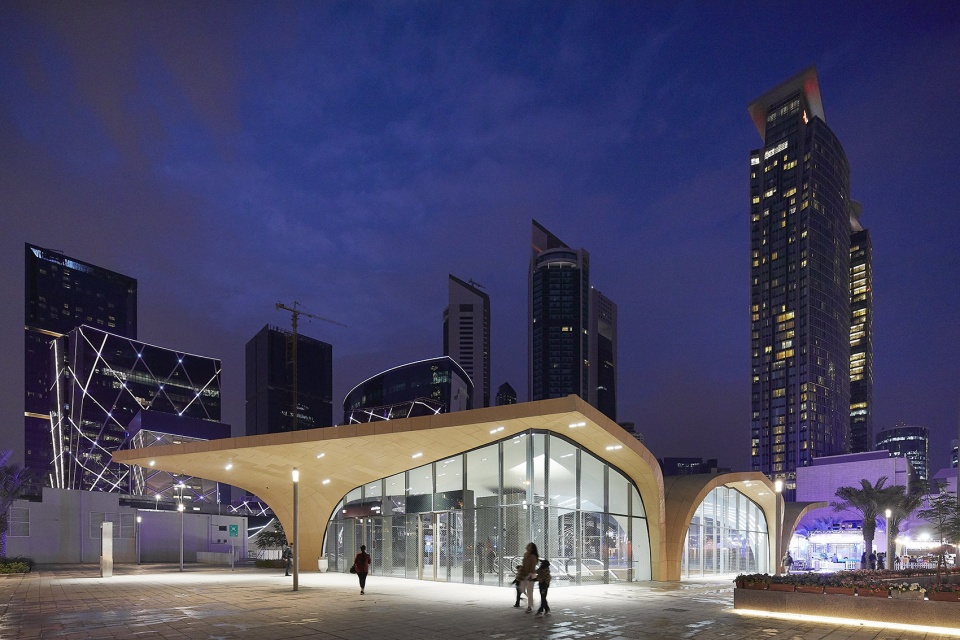 first 37 stations completed on the doha metro network unstudio