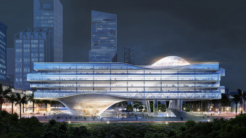 shenzhen wave the new headquarters for zte by buro ole scheeren