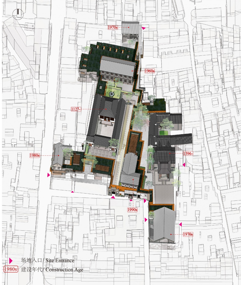 culture neighborhood·songyang three temple cultural communication center china by jiakun architects