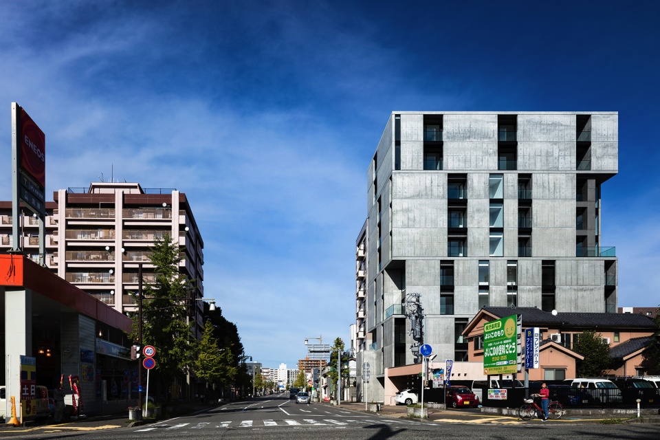 housing complex niigata iii by studio takuya hosokai