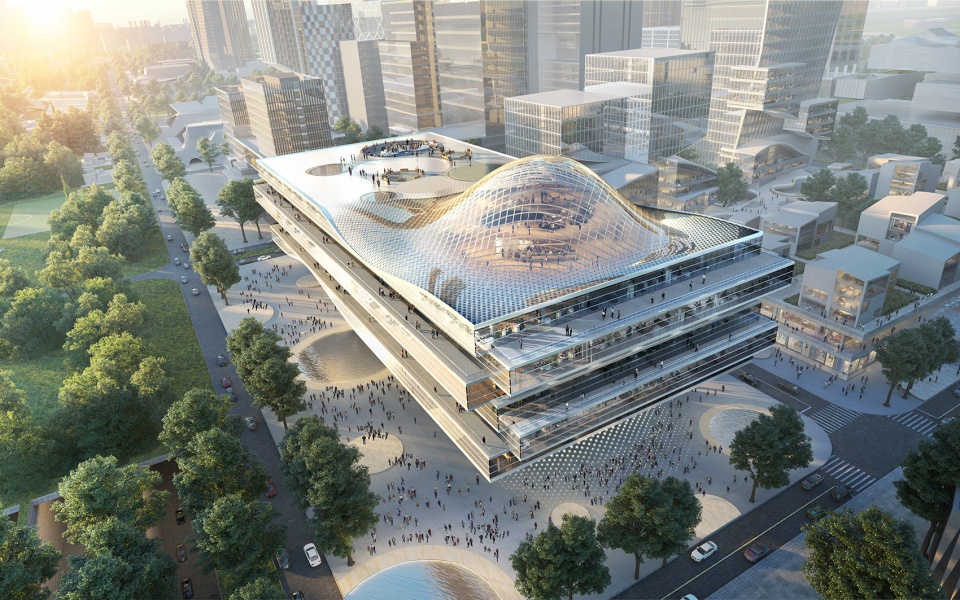 shenzhen wave the new headquarters for zte by buro ole scheeren