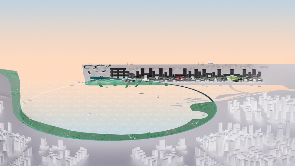 tencent broadband city qianhai proposal china by oma