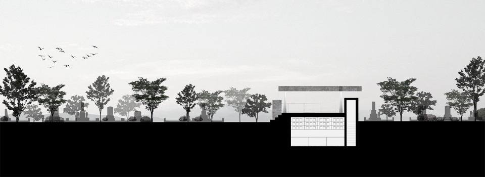 the grave of kamakura yukinoshita church by takeshi hosaka architects