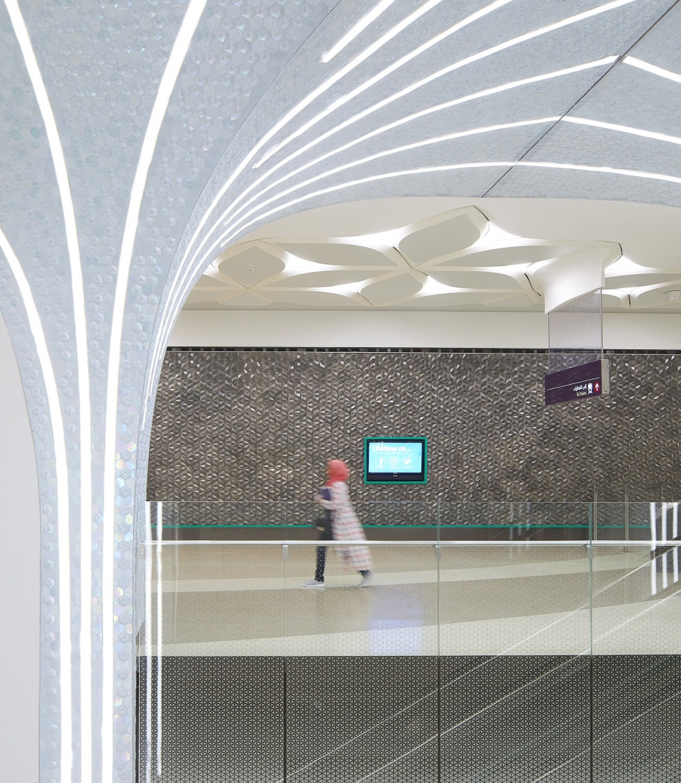 first 37 stations completed on the doha metro network unstudio