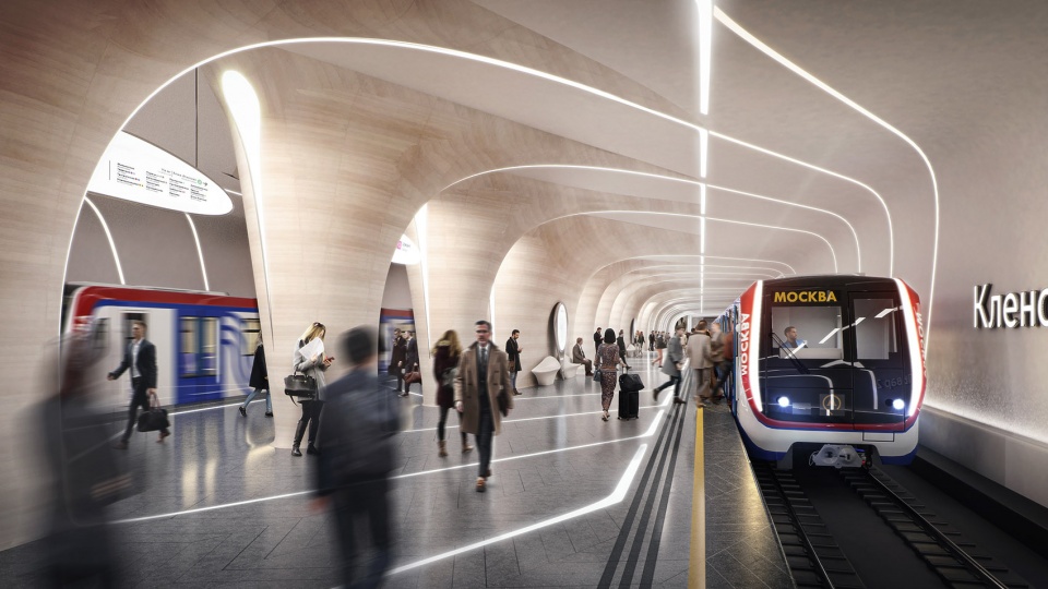 zha wins competition to build klenoviy boulevard station 2