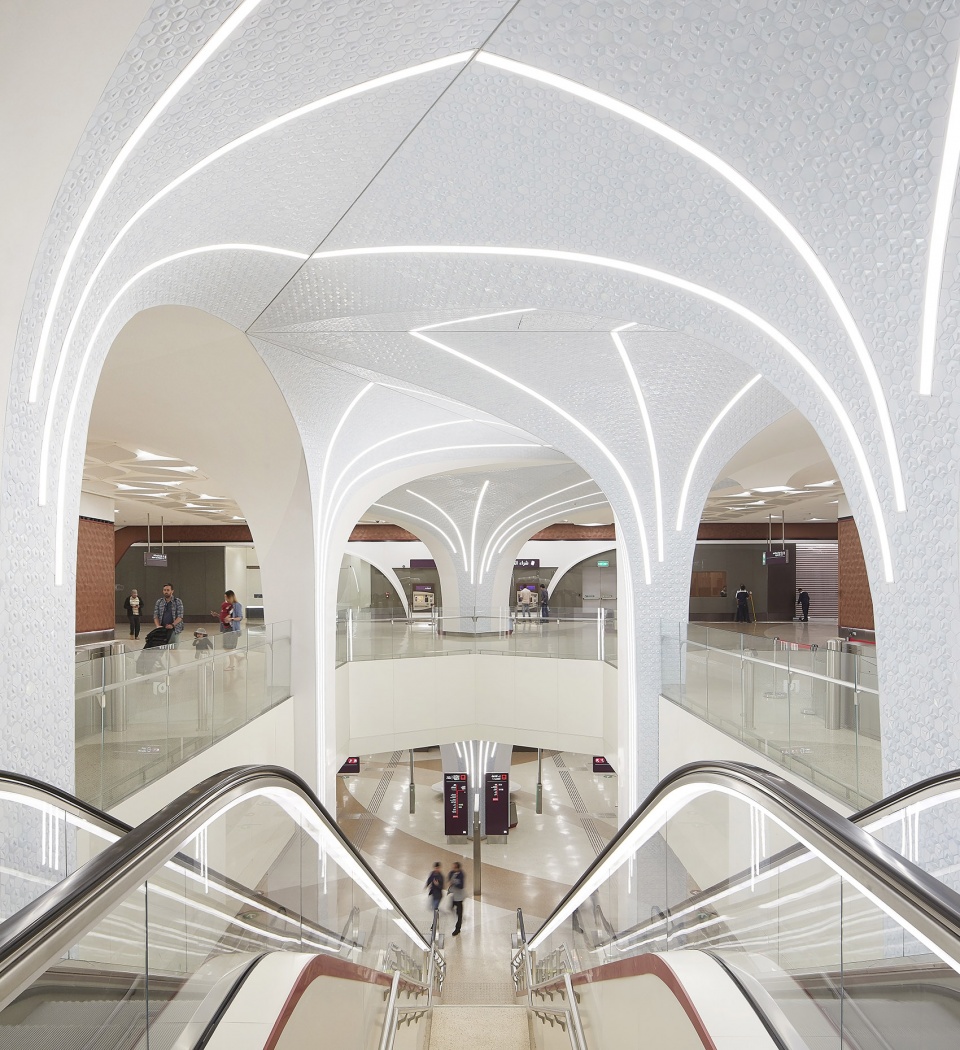 first 37 stations completed on the doha metro network unstudio