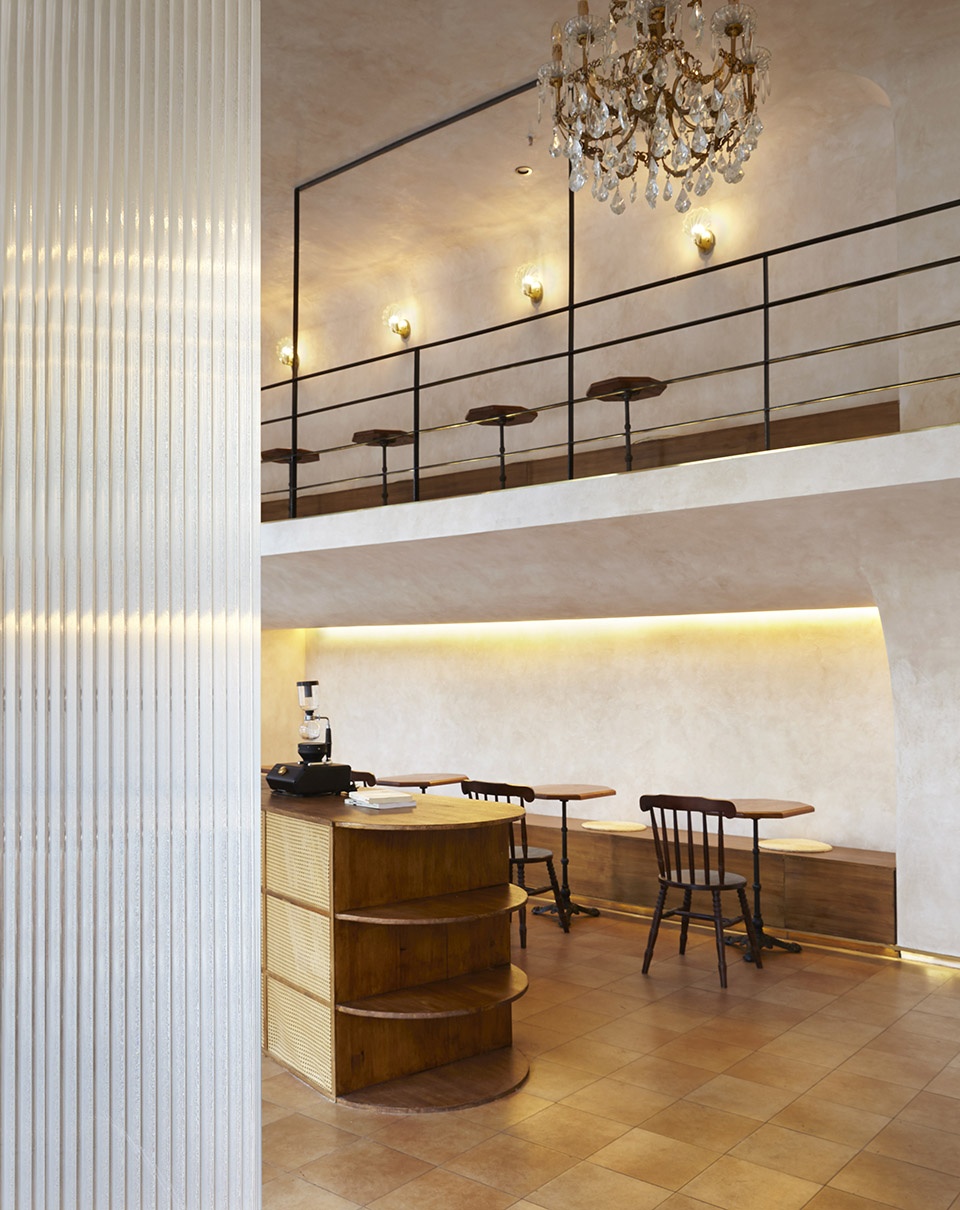 metal hands coffee renovation china by linkchance architects
