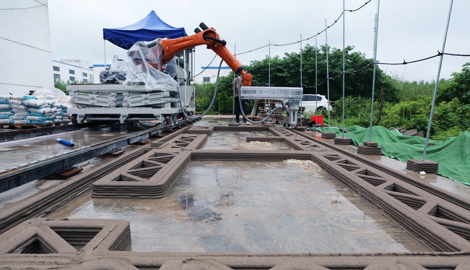3d printing concrete house for the low income families in africa by professor xu weiguos team from the tsinghua university school of arch...