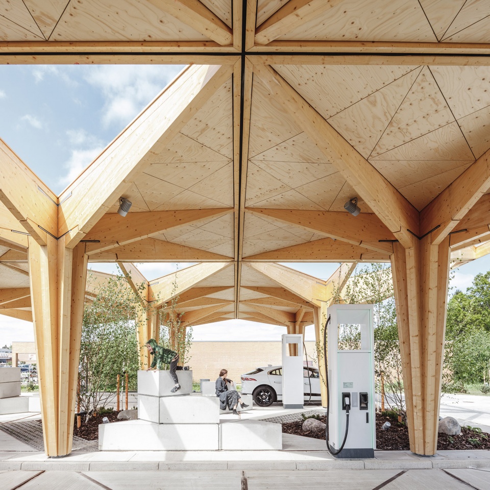 ultra fast charging stations for electric cars by cobe