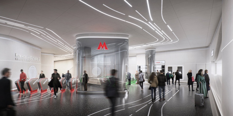 zha wins competition to build klenoviy boulevard station 2