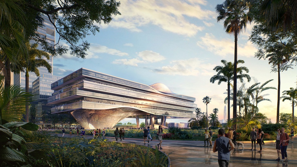 shenzhen wave the new headquarters for zte by buro ole scheeren