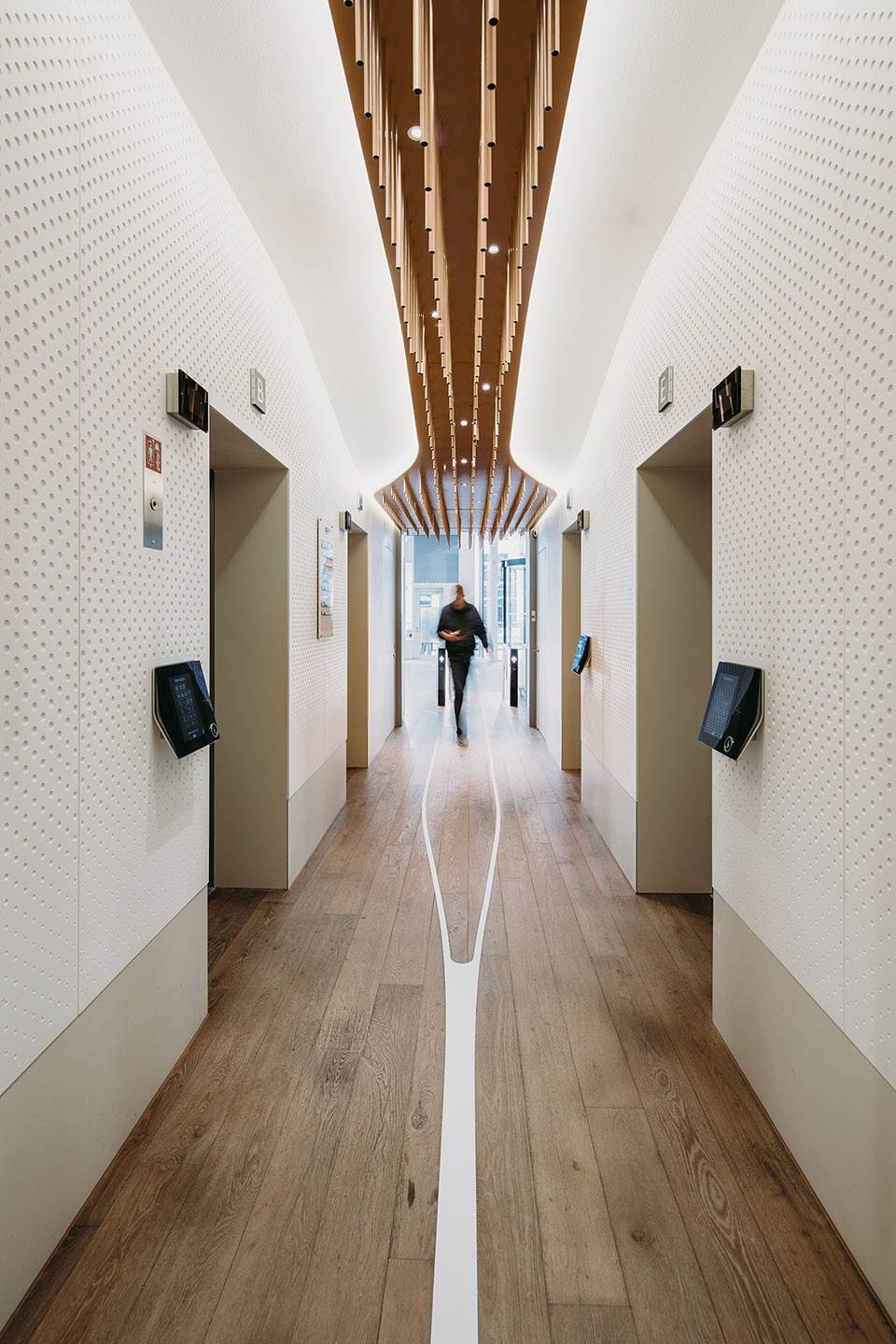 unstudio tower lobby interior remodeling by unstudio