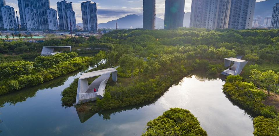 2020 asla general design award of honor sanya mangrove park china by turenscape