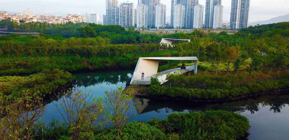 2020 asla general design award of honor sanya mangrove park china by turenscape